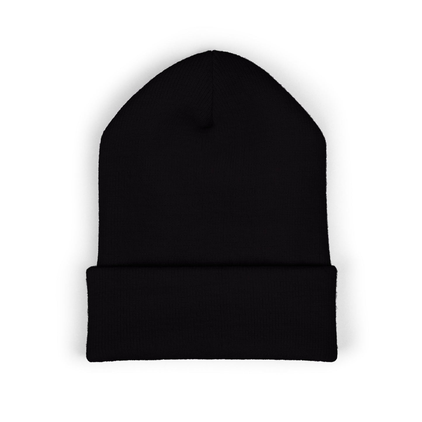 Embroidered 'CFBR' Classic Cuffed Beanie — Minimal Streetwear Knit Hat