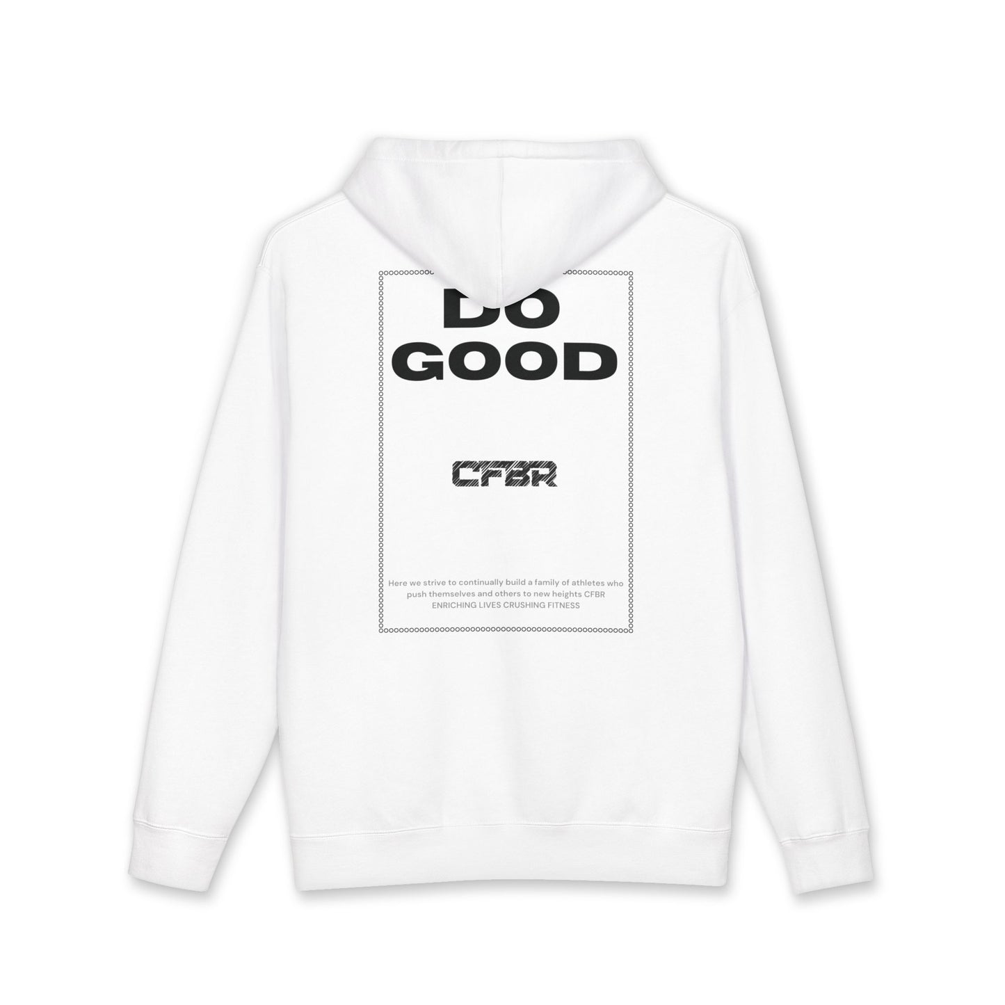 CrossFit Black Ridge 'Do Good' Hoodie — Minimal Gym Pullover